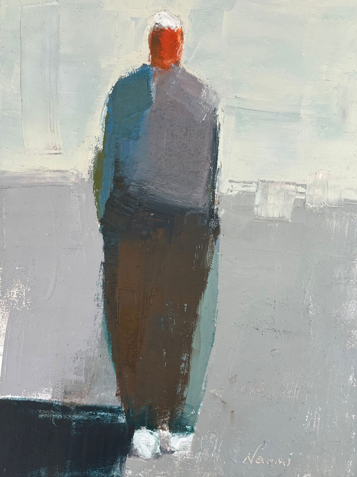 Morning Walk, a 9x12 inch oil painting by Naomi Bautista